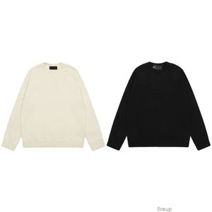 Pulls de créateurs Sweat à capuche pour hommes de haute qualité Fogs Saison 7 Ligne principale Couleur unie Bouche de poisson Pull à col rond 7th Street Hommes Femmes Loose Knit