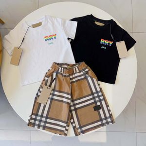 Conjuntos de ropa para bebés, pantalones cortos de diseñador, camisa de costo, ropa de verano para niños, ropa para niños, conjunto de ropa infantil para bebés y niños