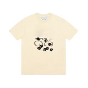T-shirt de créateur, t-shirt pour femme, motif floral, même style pour hommes et femmes, haut respirant, à la mode et minimaliste pour hommes en été