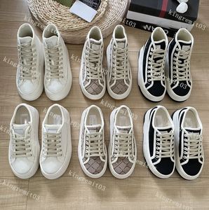 Designer Tennis 1977 Sneakers Screener Casual Shoes Hombres VintageTrainer Entrelazado Top Low Cup Zapato de lona Estampado de rayas Moda Zapatilla bordada con caja