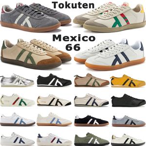 Diseñador Tiger Mexico 66 Zapatillas para correr Tokuten para hombre Cien huecos Triple Negro Blanco Oro puro Kill Bill Mujeres Entrenadores deportivos Tamaño 4-11