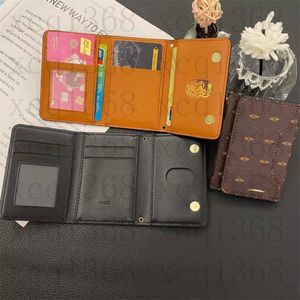 Étuis de portefeuille de concepteur pour iPhone 15 Pro femmes bouton unique portefeuille porte-carte hommes sacs à main de concepteur mini portefeuille voyage sac de coupe pratique classique