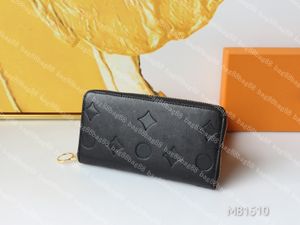 Portefeuille de créateur hommes femmes Zippy Wallet ouverture de la chaîne comprend trois compartiments spacieux à l'intérieur d'un sac à monnaie à fermeture éclair et 12 emplacements pour cartes M81510