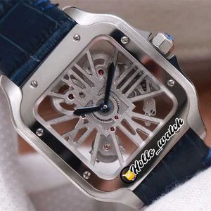 Relojes de diseño Tom Holland Dumont WHSA0012 WHSA0010 Reloj para hombre Skeleton Swiss Ronda 4S20 Cuarzo Analógico Mecánico Tono Oro rosa Cuero