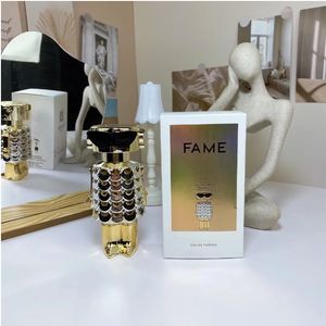 Diseñador Mujer Fragancia 80ml Fame Perfume Edp 2.7fl.oz Eau De Parfum Olor de larga duración Recargable Recargable Phantom Perfume 100ml Edt Hombres