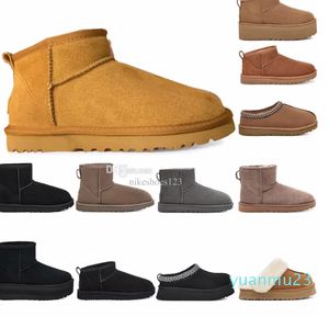 Diseñador mujer ultra mini botas Bota de invierno Tazz Zapatillas de gamuza Zapatillas Tasman Botines Australie Classic Ultra Plataforma Piel corta Fluffy ug Sh