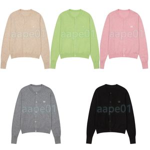 Diseñador para mujer casual lana cardigan suéteres mujer elegante color sólido suéter de alta moda señoras streetwear knit jumoers tamaño asiático xs-l