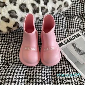 Designer Womens Fashion Slip Rain Boots chaussures d'eau imperméables