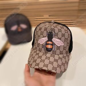 Designers casquettes de baseball chapeaux abeille brodé os ajusté chapeau hommes femmes casquette soleil chapeau gorras sport maille casquette