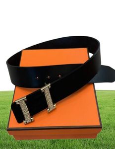 Designers Belt Mens Gold H Big Buckle Belt Womens Luxurys Fashion Gurtel Cintures véritables ceintures de corbeaux de vache classiques A0768067856