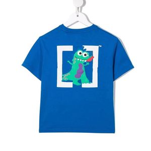 Designers T-shirts pour hommes Ofs T-shirt de luxe Enfants Offs Blanc Garçons Flèche irrégulière Filles Été T-shirts à manches courtes Lettre imprimée Doigt Lâche Tout-petits Jeunes Tees f2