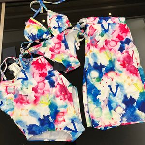 Diseñadores Traje de baño para padres e hijos Bikinis para niños Trajes de baño para mujer para mujer para niños Conjuntos de trajes de baño para bebés Trajes de playa para bebés Traje de baño de moda para damas CXD2402271-6