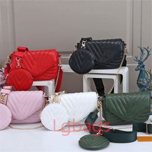 Diseñadores Mujeres Cadenas Bolso cuadrado pequeño Moda de alta calidad Carta femenina Solapa A cuadros Cremallera Bolsos de hombro Bolsos de dama Bolso informal