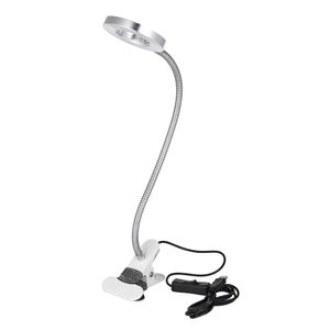 Lampe de bureau Protection des yeux Pince Clip Lampe de table lumineuse Pliable Alimenté par USB Lumières flexibles pour Nail Art Tatouage Lecture Travail Étudier