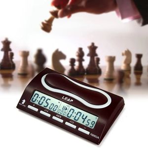 Relojes de mesa de escritorio LEAP PQ9903A Reloj de ajedrez digital multifuncional Wei Chi Count Up Down Chess Alarm Timer Reloj Ajedrez Temporizador Game Timer 231205