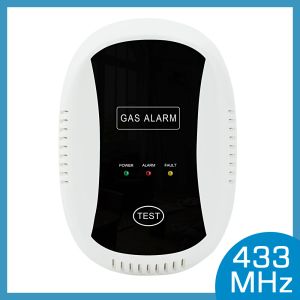 Detector de alarma de 433MHz, detector de gas LPG czujnik bezprzewodowy dla inteligentny System alarmowy dla domu Auto Detect wbudowana syrena zapo