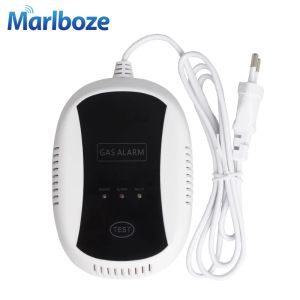 Detector Marlboze 433 MHz détecteur de fuite de gaz naturel sans fil alarme domestique sirène dispositif de sécurité capteur de sécurité de cuisine système d'alarme domestique