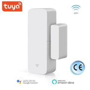Détecteur Tuya Smart Life WiFi Door Capteur Wifi WiFi Smart Window Capteur Oouverture Détecteur Système d'alarme de maison intelligente Alexa Google Assistant