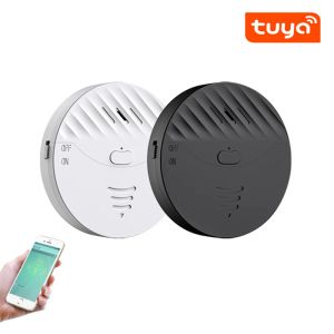 Détecteur Tuya WiFi Wireless Window Door Vibration Vibration Capteur Détecteur Alarme 130 dB Sound pour la sécurité à domicile Antitheft