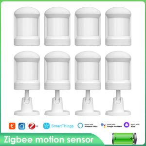 Détecteur Tuya Zigbee Motion Capteur Pir Body Human Infrared Detector Présection Sensor Travail avec Alexa Google Home SmartThings Smart Life