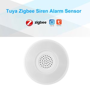 Détecteur Tuya Zigbee sirène capteur d'alarme alarme intelligente sirène son et lumière alarme klaxon système de sécurité à domicile Tuya Smart Life APP