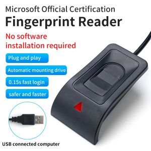 Appareil Biométrique Empreinte digitale Connexion USB Reader Scanner Module Dispositif pour Windows 10 11 Hello Biometrics Security Key Compte SA-Compte Connexion