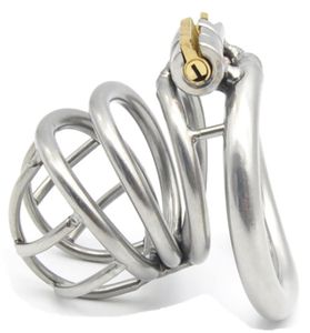 Appareil Cage Metal Cage Devices Cocking Pinis Ring avec Lock Sex Products For Men G1706657510