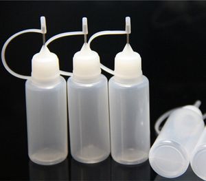 DHgate 5ML 10ML 15ML 20ml 30ml 50ml 100ml PE Plastic Softy Squeezable Needle Tip Applicator Bottle avec Clear Cap Stainless Long Thin Lid Oils Bottle
