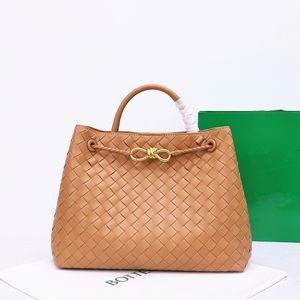 DHgate Femmes Le fourre-tout Sac de créateur Andiamo sac homme Sac à main de luxe Bagage en cuir tissé Sac à bandoulière 10a Pochette bandoulière CrossBody grands sacs de magasin de voyage