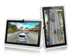 7 pulgadas Q88 Dual Core Tablet PC Pantalla capacitiva de 7 pulgadas Android 4.4 AllWinner A33 512MB RAM 8GB TA2