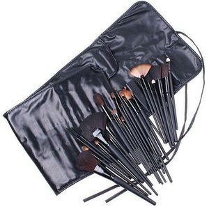 Ensemble de pinceaux de maquillage professionnels, 32 pièces, ensemble de pinceaux cosmétiques, Kit d'outils + étui à enrouler, 10 pièces/lot, livraison gratuite DHL