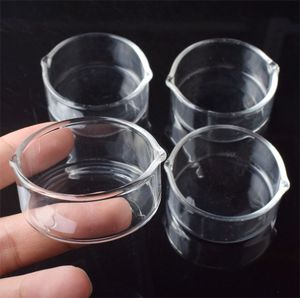 DHL narguilés plat de cire en verre dabber travaillé concentré anneau d'huile cendrier plats pour Mini Micro tuyaux en verre Kit