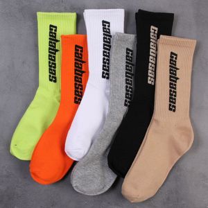 DHL Skateboard Fashion Mens Letter Socks Imprimé Chaussettes de sport Hip Hop Winter Warm FY0225 C1111