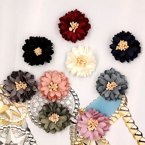 Fleurs artificielles en tissu de fleurs artificielles DIA 4CM pour boîtes à cadeaux de mariage, cadeaux de mariage, fleurs décoratives pour un chapeau ou un cadeau, casque, broche