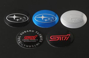 Diamètre 565mm roues en aluminium pneus capuchons de moyeu central couverture autocollant emblème Badge pour voitures Subaru 4Pcsset8293111