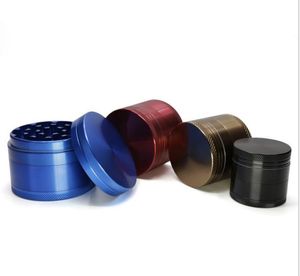 Diamètre 63MM hauteur 47MM alliage d'aluminium quatre couches de fumeurs de fumée fumeurs de commerce extérieur 8809-63