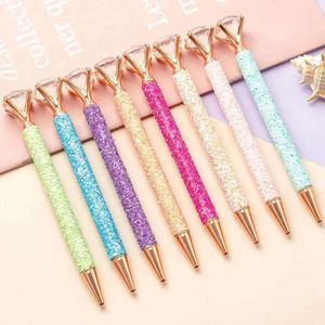 Diamond Metal Wholesale Sequin Crystal Points Ballpoint Student Writing Ballpoint Office Business Signature Signature Festival Festival Gift Th1088 S