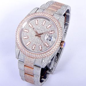 Diamond Watch Mens Designer Watches Mouvement mécanique automatique Bracelet de mode étanche Sapphire Business en acier inoxydable 40 mm Wristwatch Montre de Luxe
