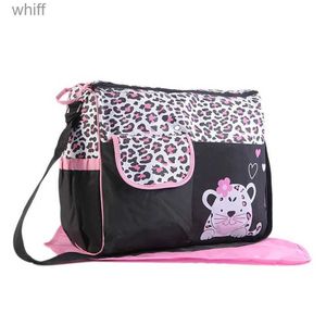 Bolsas de pañales Animal de dibujos animados bolso de momia bolso de hombro multifunción gran capacidad impermeable kits de bolsa de pañales momia mochila de viaje de maternidad L231110