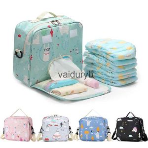 Bolsas de pañales Bolsa de maternidad Bolsas de pañales para bebés para impresiones de moda reutilizables desechables Bolsa de pañales húmeda Bolsas de neopreno con doble asa Mochila Bolsa de pañalesvaiduryb