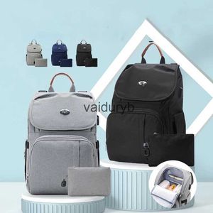 Bolsas de pañales Nuevo bolso maternal Mochilas para bebés Doble hombro Productos de maternidad de gran capacidad Bolsa de pañales para bebés Bolsas de bebé para mamá Mochilavaiduryb