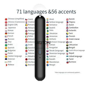 Diccionarios traductores Voice Traducir 127 idiomas Multi Languaces Instantáneo Traducido Wireless 2 Way Real Time Translator App Bluetooth Dispositivo 230725