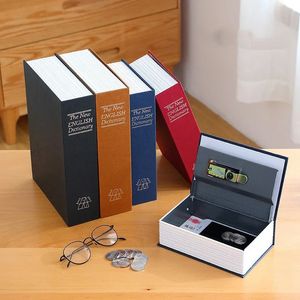 Dictionnaire Mini livre coffre-fort sécurité clé casier argent caché Secret coffre-fort clé coffre-fort argent liquide stockage de pièces de monnaie bijoux serrure boîte 240326