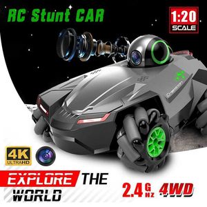 CAR MODELO DE DIECAST CAR de control remoto 1 20 con video 24 g WiFi FPV HighDefinition in Car Camera 360 Rotación Offroad RC Drift Coche adecuado para Boy Gift J240417