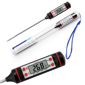 Thermomètre numérique pour barbecue Cuisson des aliments Sonde Viande Ménage Fonction de maintien Cuisine LCD Jauge Stylo Grill Steak Lait Thermomètre à eau