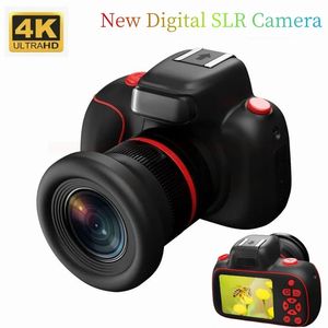 Cámaras digitales 4K Mini cámara SLR Lente Ultra HD Pografía profesional Frontal y trasera Visión nocturna dual Cámara exterior 231206