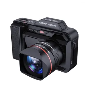 Appareils photo numériques Caméra WIFI 5K HD 500M Vision nocturne infrarouge Télescopes monoculaires 50X Zoom 52MP Caméscope SLR polychrome pour le camping
