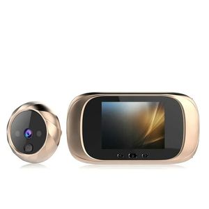 Sonnette vidéo numérique LCD 2.8 pouces, visionneuse de judas, caméra de surveillance oculaire de porte, sonnette à 90 degrés, détection de mouvement oculaire