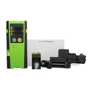Detector de nivel de nivel de nivel láser digital Detector de modos de pulsante detectar la línea cruzada de haz verde rojo con abrazadera