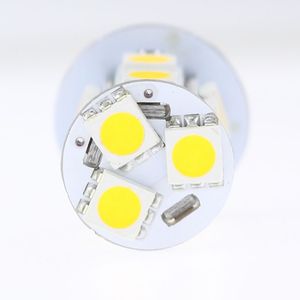 Dimmable LED G6.35 Ampoule de maïs Éclairage blanc 13led of 5050MD Lampe de voiture 24V Lumière de bateau de voiture 2,5W blanc chaud 1pcs / lot